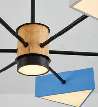 Lustre Bois Nordique Moderne