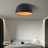 Lustre moderne en bois LED avec grain de bois, pour balcon et couloir - Blanc ou noir
