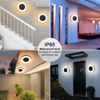 Applique Murale Extérieure en Aluminium IP65 avec Capteur de Mouvement