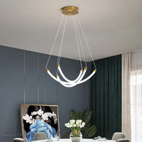 Lustre nordique Art Design LED Décor À La Maison - Collection Exclusive Brilliance