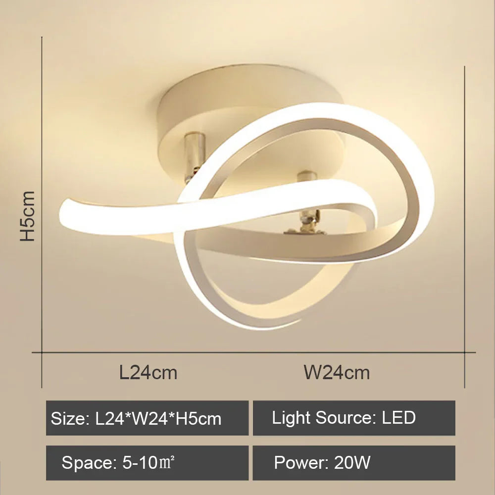 Plafonnier LED Ambiance Maison - Éclairage Chaud & Froid