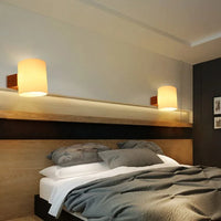 Applique murale LED Japonais Bois Nordique