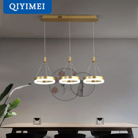 Suspension LED design avec télécommande - Luminaire acrylique Lampara Abajur