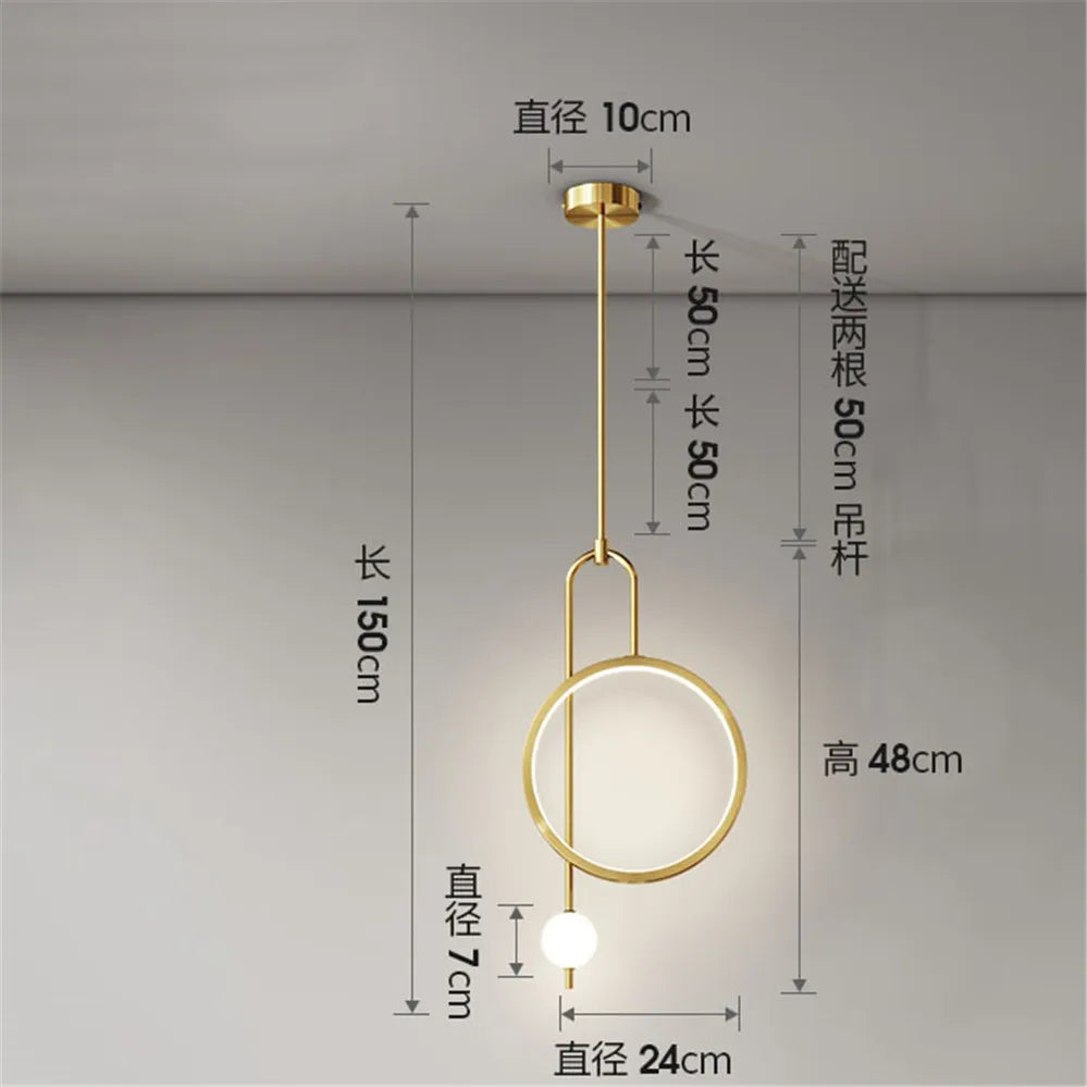 Suspension LED Nordik - Luminosité et Élégance