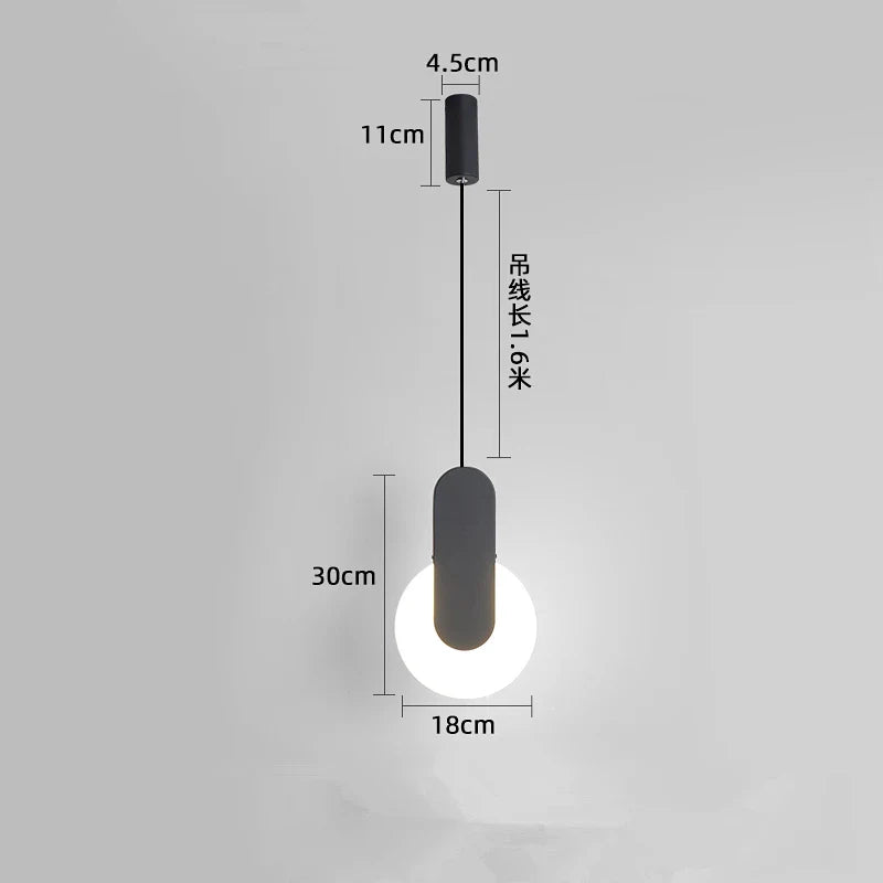 Suspension nordique design minimaliste contemporain