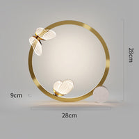 Lampe Papillon Dorée LED
