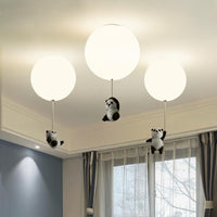 Plafonnier LED Enfant - Ballon et Panda Otto