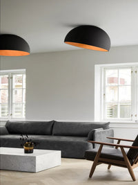 Lustre moderne en bois LED avec grain de bois, pour balcon et couloir - Blanc ou noir