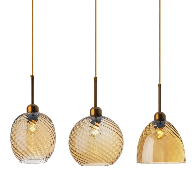 Suspension LED Alvaro Glass