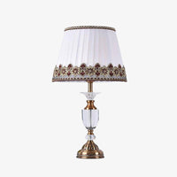 Lampe de table LED rétro en verre cristal
