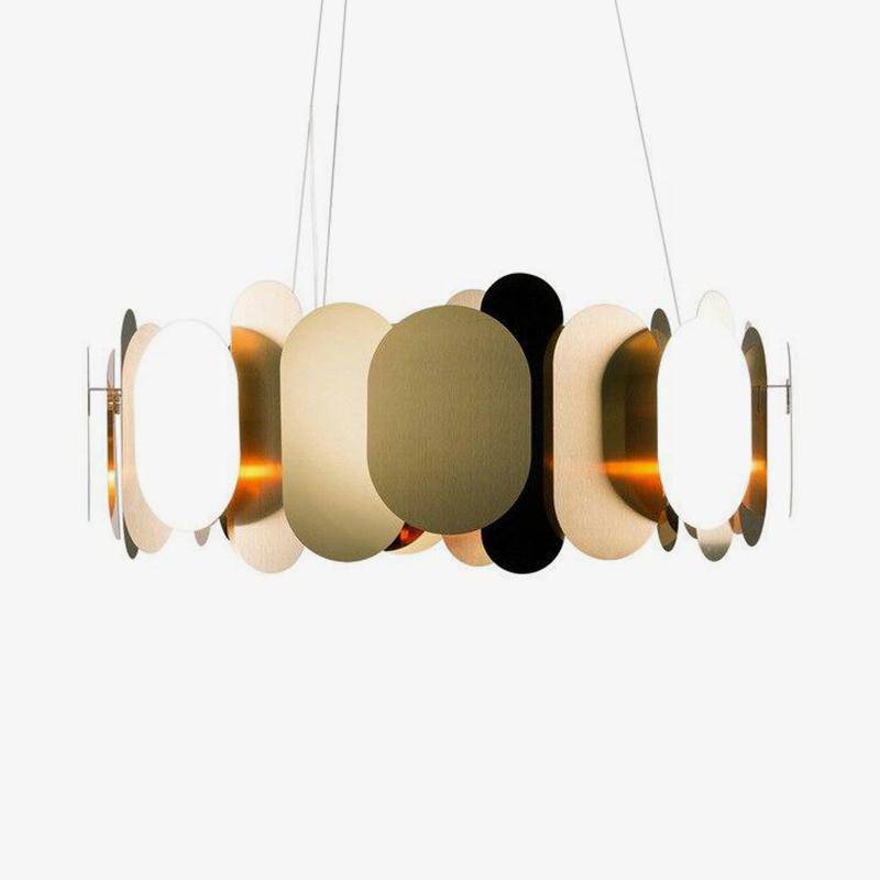 Lustre chromé design Villa