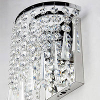Applique murale LED élégante en cristal