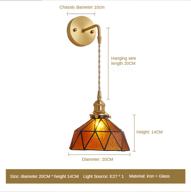 Suspension LED Triangles en Verre Ione