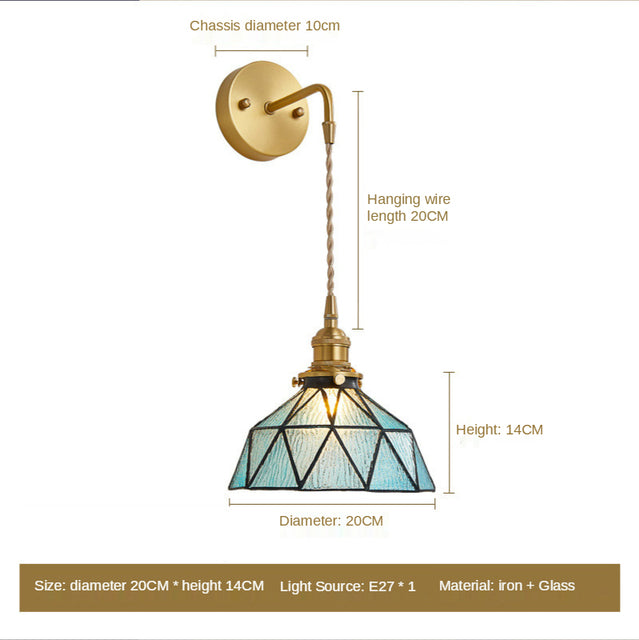 Suspension LED Triangles en Verre Ione