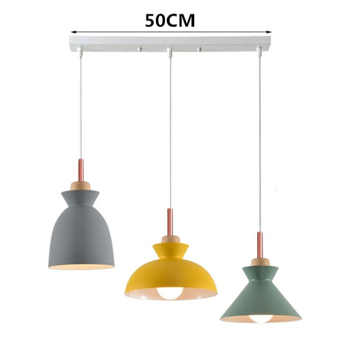 Suspension design moderne LED colorée par Luminaires