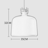 Suspension Abner: Style industriel coloré