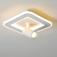 Plafonnier LED moderne avec base géométrique "Spot Mavir"