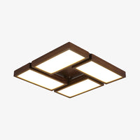 Plafonnier LED Scandinave Rectangulaire Aquilina