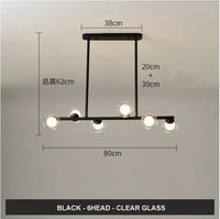 Lustre Horizonglass Boules Design