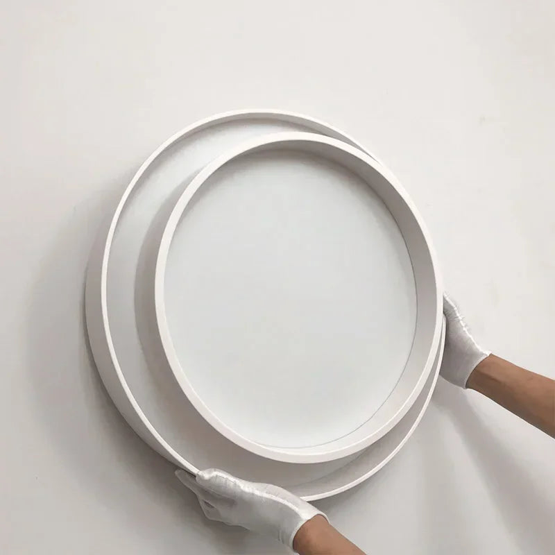 Plafonnier LED moderne circulaire avec télécommande - Marque XYZ
