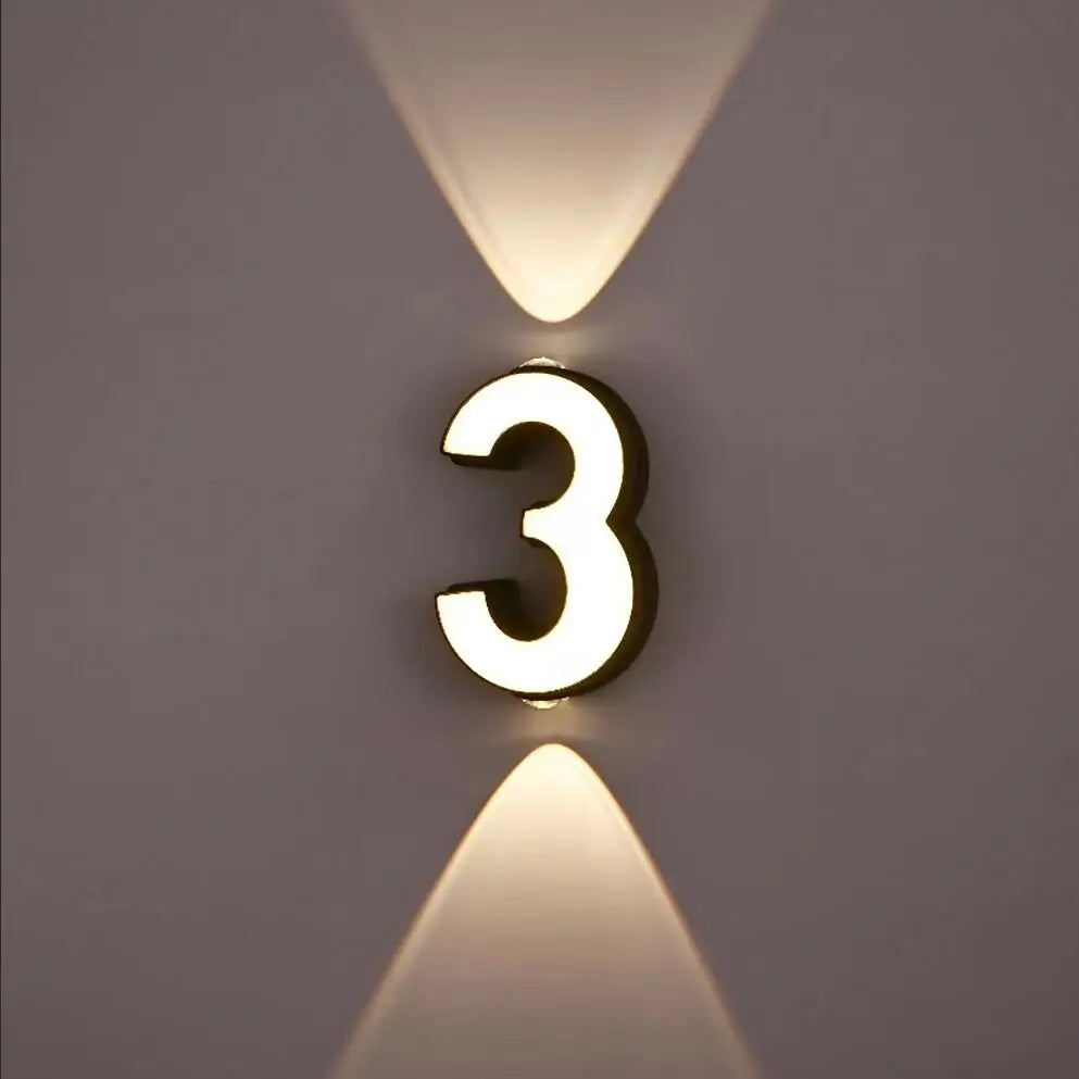 Applique murale LED intérieure et extérieure - Design minimaliste