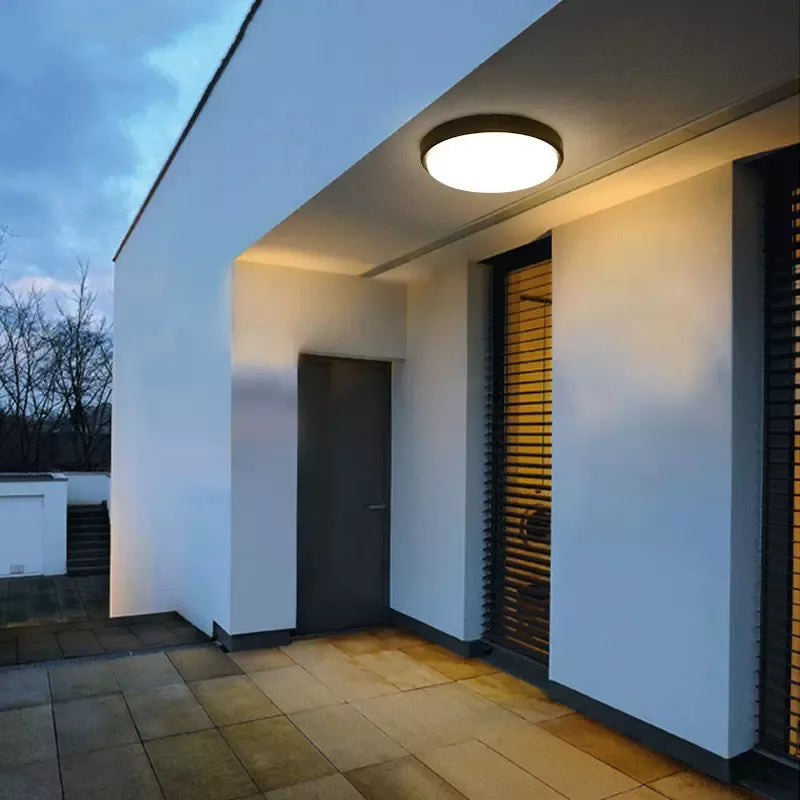 Applique murale LED extérieure étanche - modèle rond