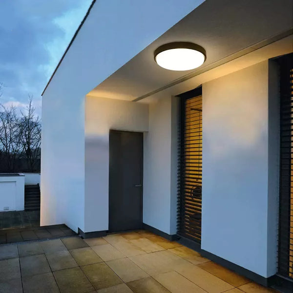 Applique murale LED extérieure étanche - modèle rond