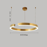Lustre Anneau Nordique LED Réglable pour Salle à Manger - Collection Maison Luminaires