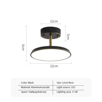 Plafonnier LED Rotatif Cuivre