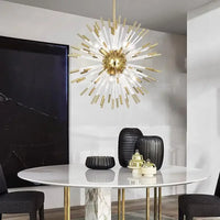 Lustre LED en cristal design moderne de luxe