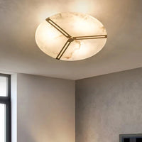 Plafonnier LED Moderne en Marbre Naturel - Luminaire Décoratif 2024