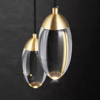 Lustre de salle à manger en cristal K5 de luxe moderne en cuivre salon prestige