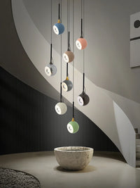 Suspension LED Sphérique Magnétique - Angle Réglable Nordique