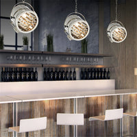 Lustre LED industriel nordique en métal de qualité supérieure