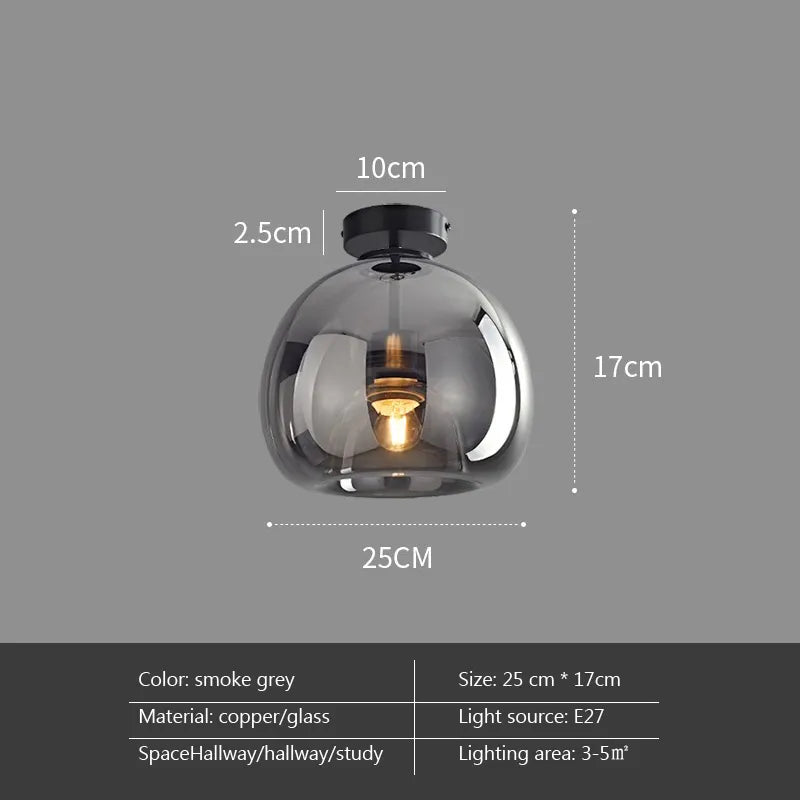 Plafonnier LED Minimaliste Moderne "Nordic Glow"