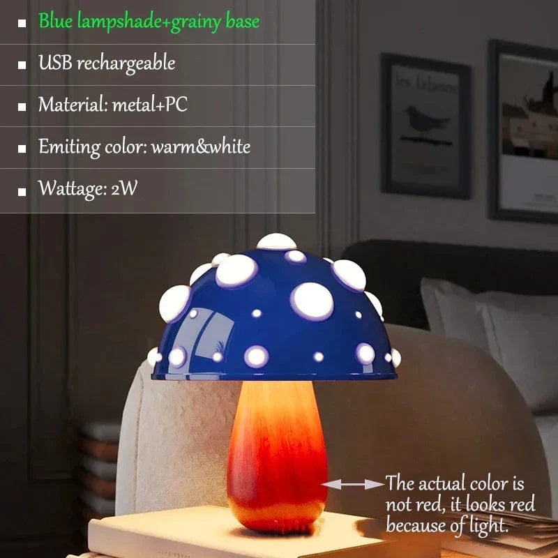 Lampe de Table LED "Mushroom Glow"