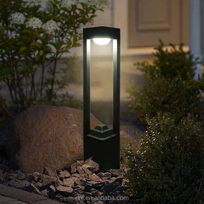 Lampes solaires modernes carrées en aluminium pour extérieur - WaterproofTech