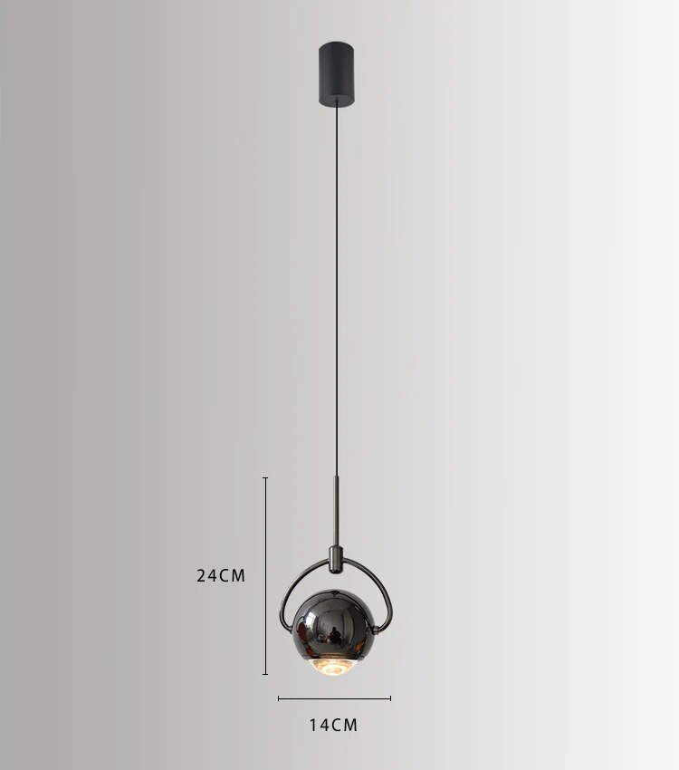 Suspension LED Boule Design