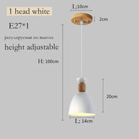 Lustre en bois massif moderne pour plafond d'hôtel
