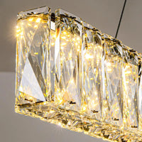Lustre de luxe en cristal pour hôtel et bar - Style moderne