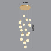 Suspension luminaire nordique pour éclairer l'intérieur de votre escalier.
