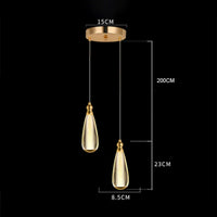 Suspension LED Nordic Light pour Décoration de Tables à Manger