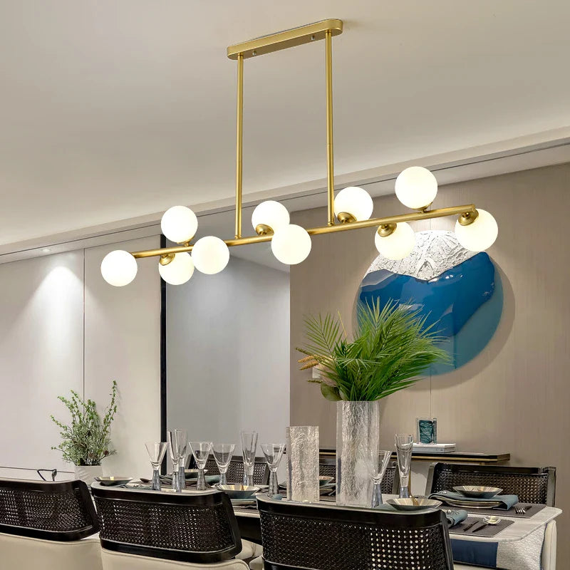 Lustre Horizonglass Boules Design
