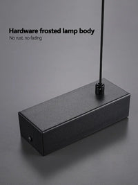 Lustre Nordique Moderne Minimaliste pour Bureau et Salle à Manger - Design Long Bar avec Éclairage LED