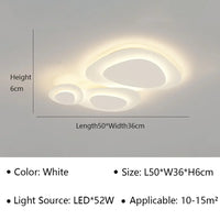 Plafonnier LED minimaliste au design contemporain