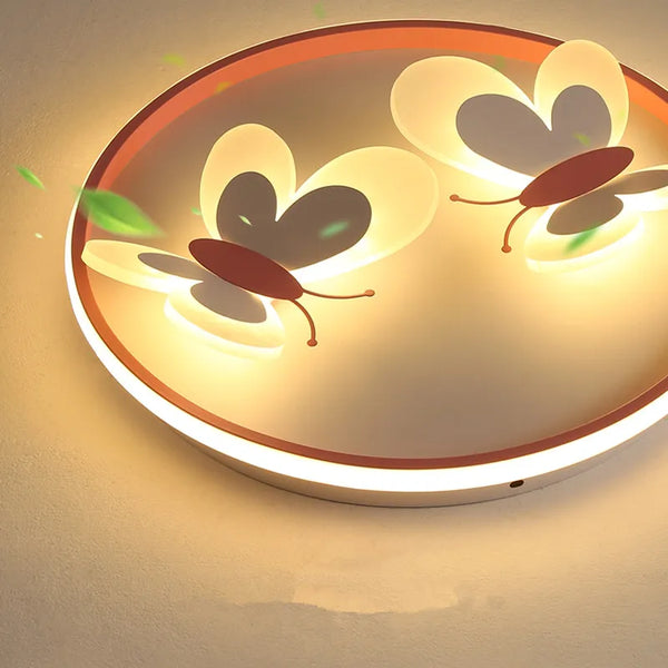 Plafonnier Papillon Décoratif pour Enfants - Lampes Créatives d'Intérieur