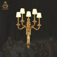 Applique murale cuivre Rococo Chic