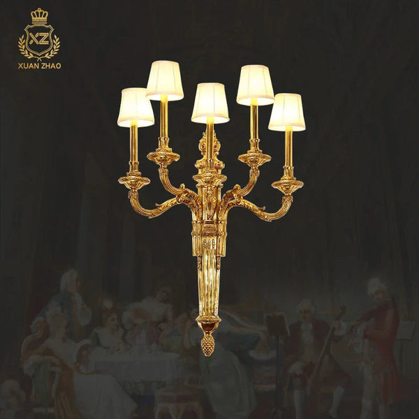 Applique murale cuivre Rococo Chic