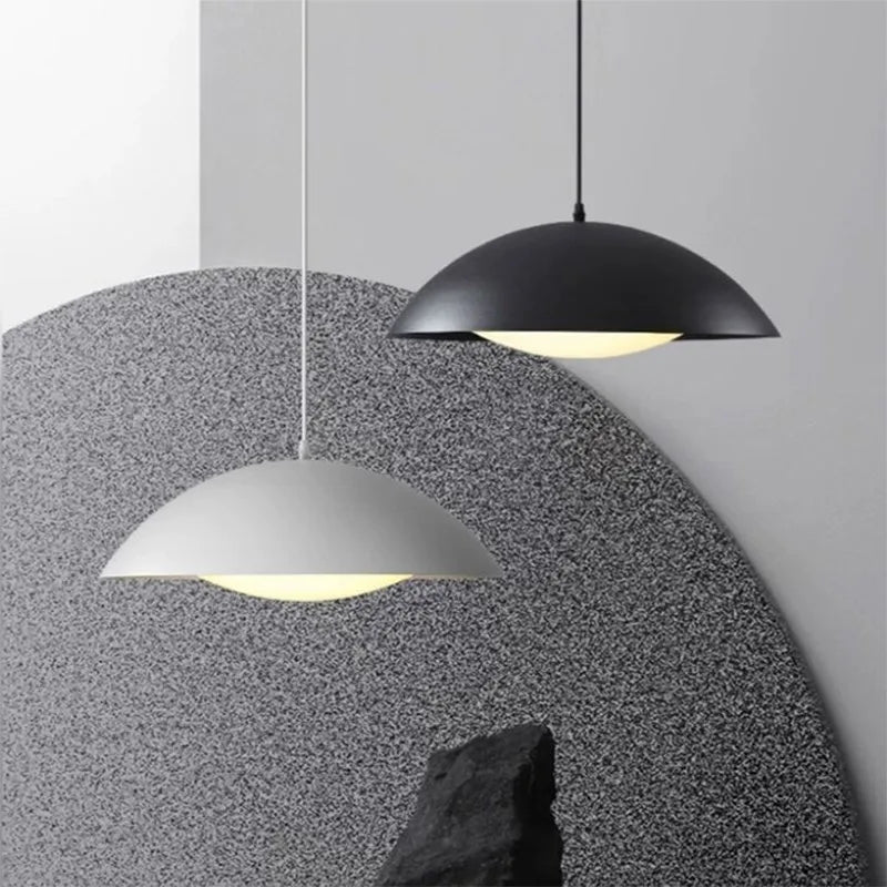 Suspension LED Nordik en fer au design moderne