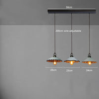 Suspension LED en céramique contemporaine minimaliste